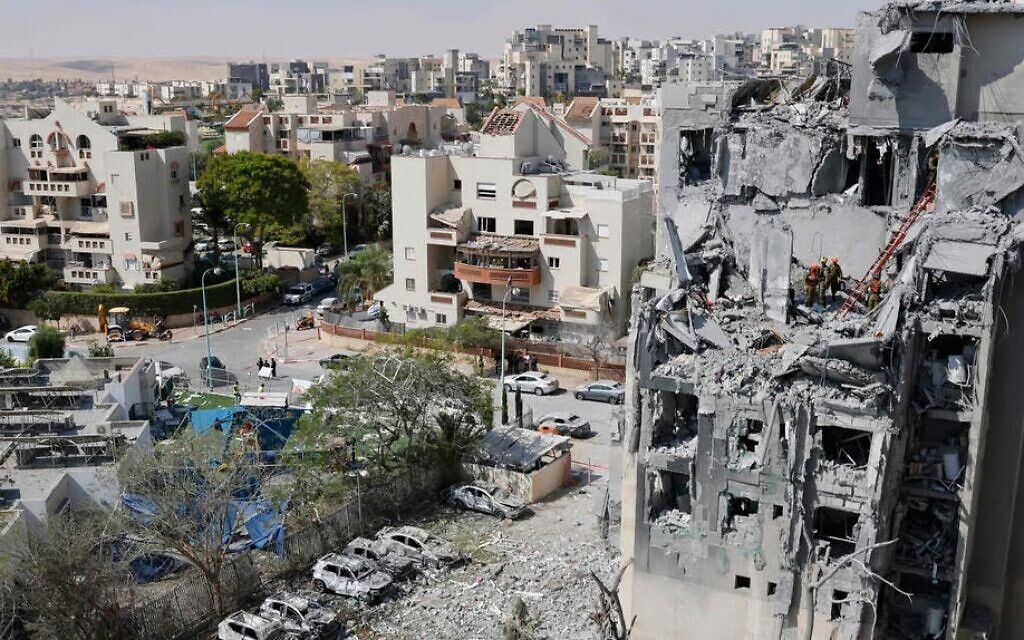 Beersheba in June 2025 after Iranian missile strike