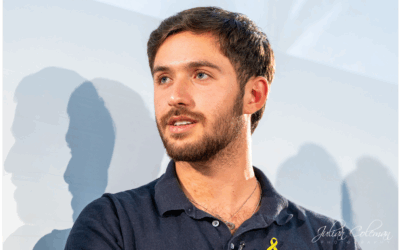 Freed hostage Omer Shem Tov speaks at the UK premiere of Home: Omer Shem Tov Speaks. Photo Credit:
Julian Coleman Photography