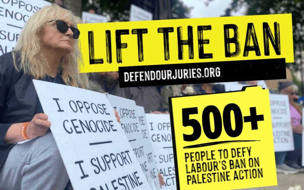 Defend Our Juries has been publicly advertising its intention to engage in mass protest to 'lift the ban'