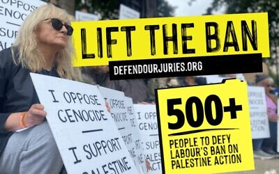 Defend Our Juries has been publicly advertising its intention to engage in mass protest to 'lift the ban'