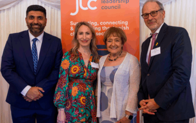 Lord Khan, Claudia Mendoza, Baroness Hodge and Keith Black at the JLC annual members tea
