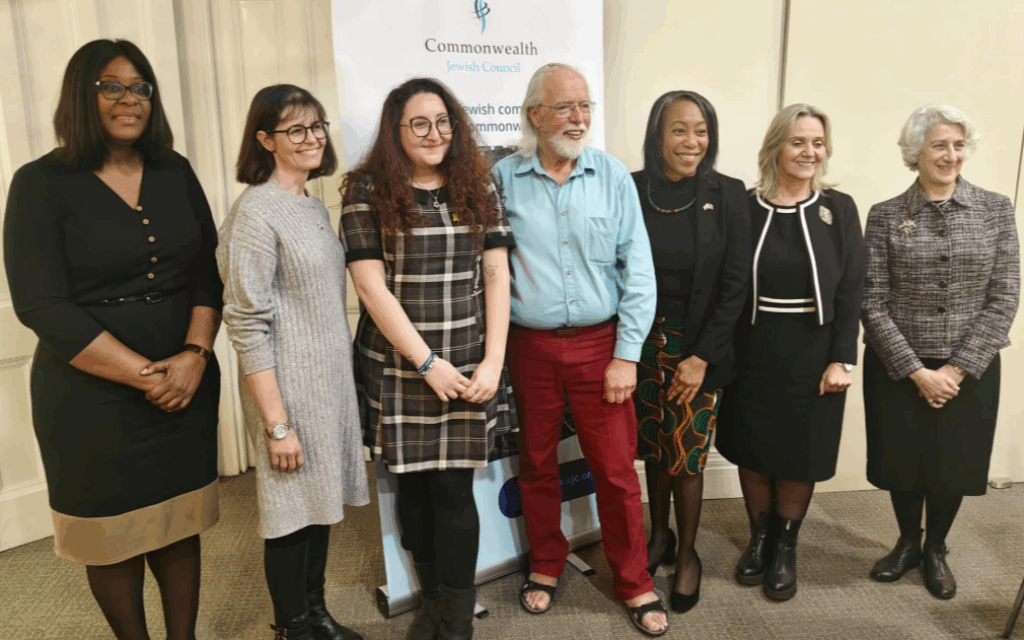 Daniella Myers (third from left) at the Commonwealth Jewish Council's International Women's Day event in March