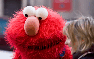 The Elmo Sesame Street puppet (Credit: Flickr/Thomas Hawk)
