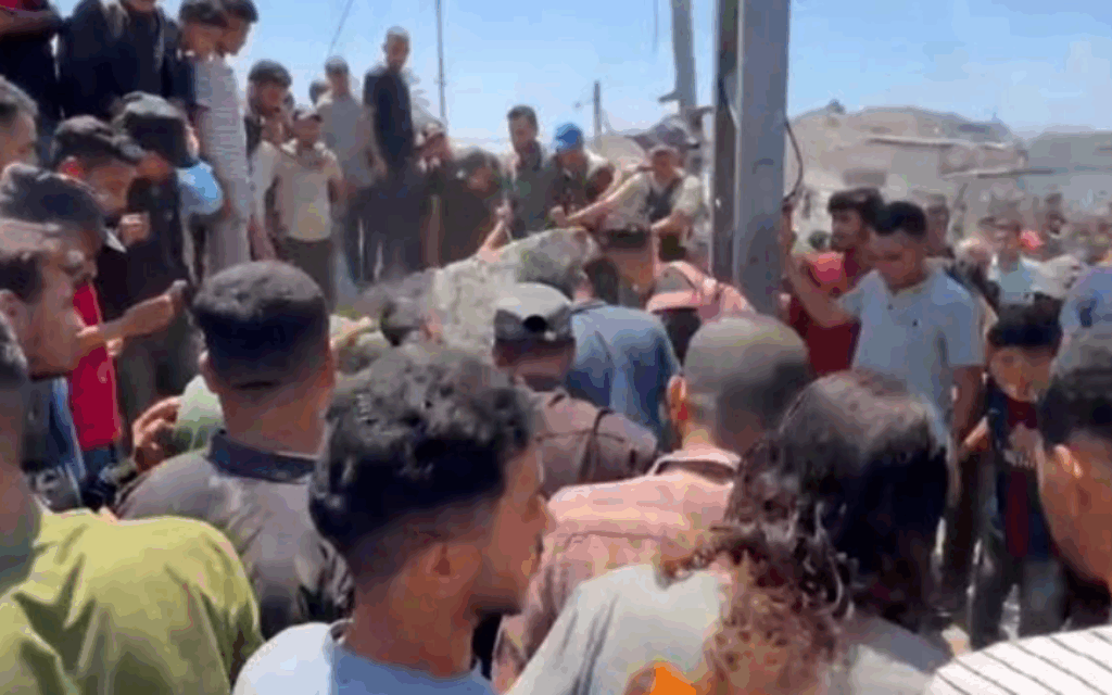 Footage of the IDF airstrike in Gaza that missed intended terrorist target
