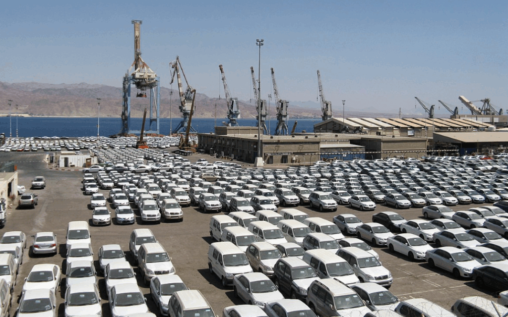 Prior to 7 October, Eilat was the key harbour used to import vehicles into the country (Credit: Wikimedia Commons/ Adiel lo)
