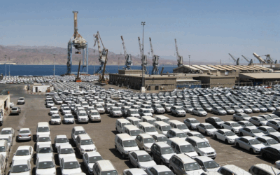 Prior to 7 October, Eilat was the key harbour used to import vehicles into the country (Credit: Wikimedia Commons/ Adiel lo)