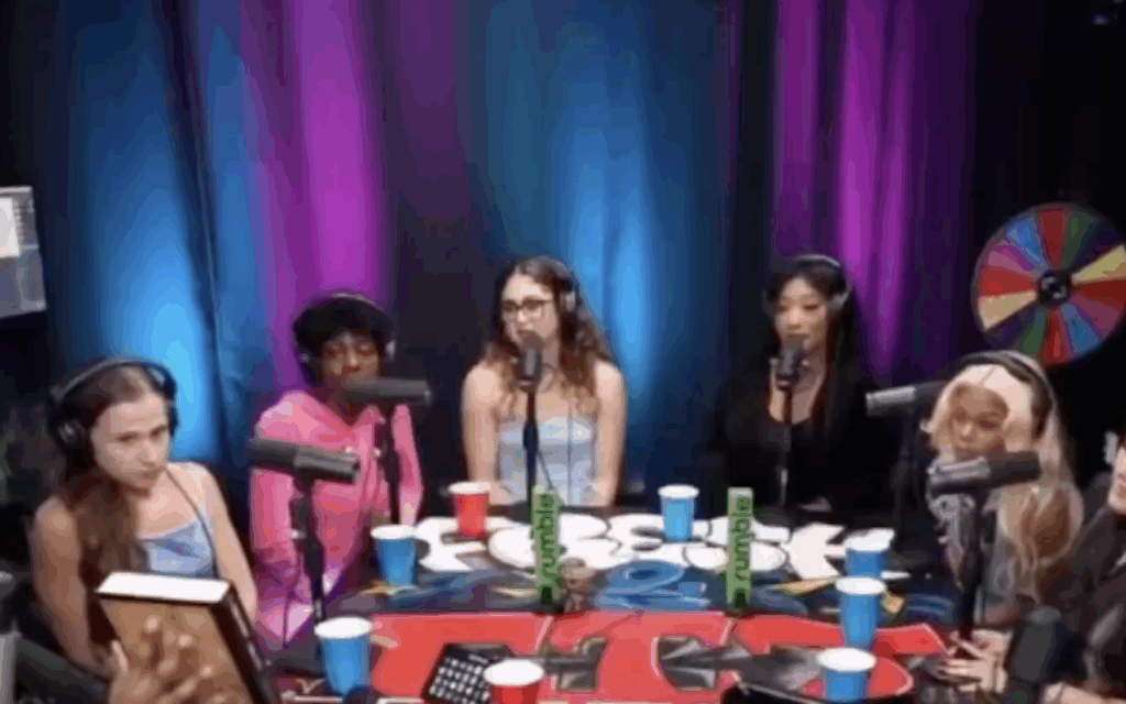 Guests on the Fresh and Fit podcast during the now-removed episode in which panellists justified the Holocaust and made violent antisemitic remarks (Image: Screenshot/X)