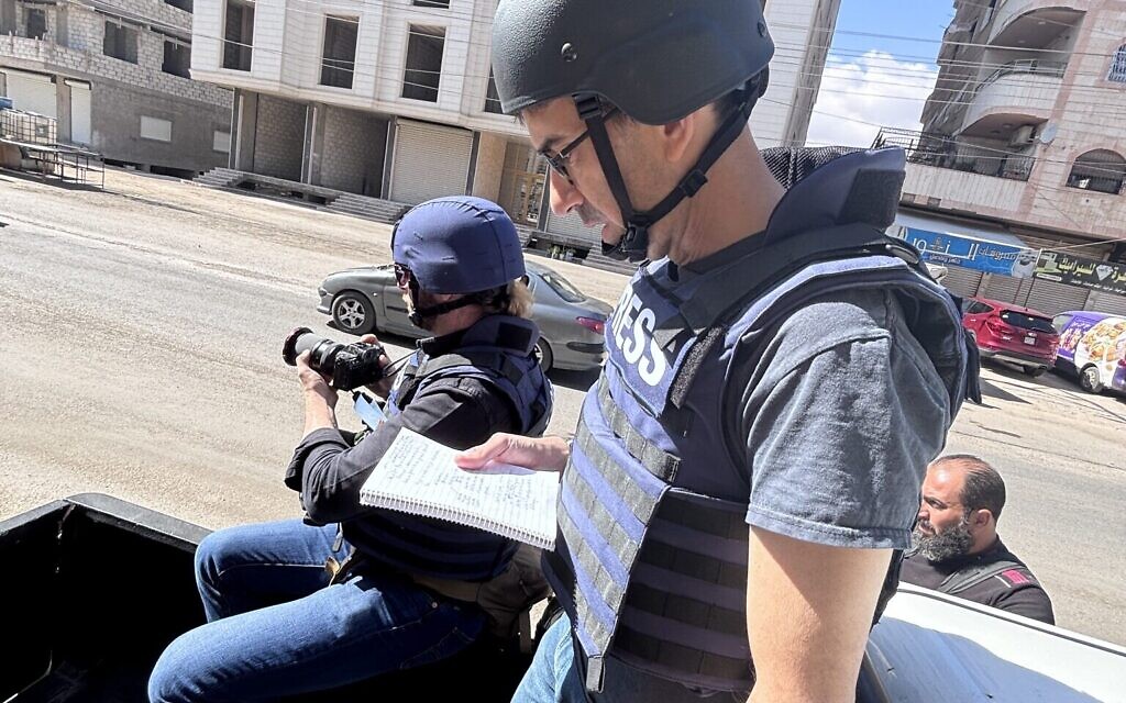 BBC journalist Tim Franks on assignment in Syria