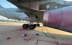 Palestine Action damage at RAF Brize Norton. Photo Credit: Palestine Action