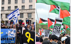 Pro-Israel and pro-Palestine protests in London reflect rising tensions between communities since 7 October