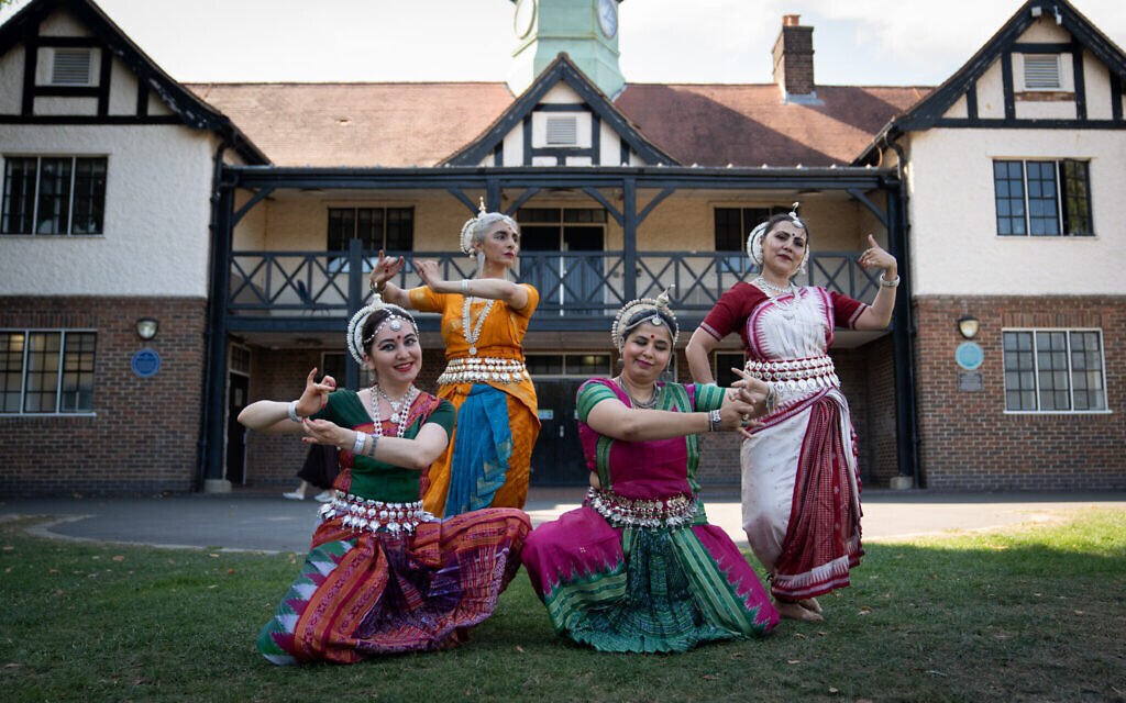 Performers showcase traditional dance at the Interfaith Wellbeing Festival, held at Paddington Recreation Ground on Bank Holiday Monday. Photo: Courtesy