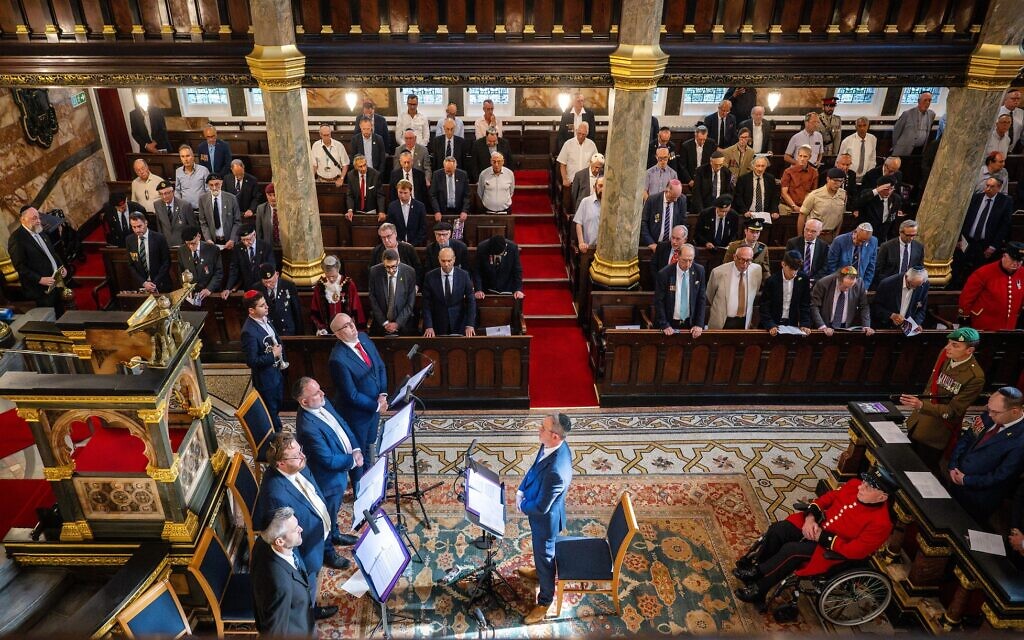 VJ Day Service Of Remembrance at New West End Synagogue, London, 
17th August 2025 Pic: Elliot Franks
Co hosted by AJEX – The Jewish Military Association