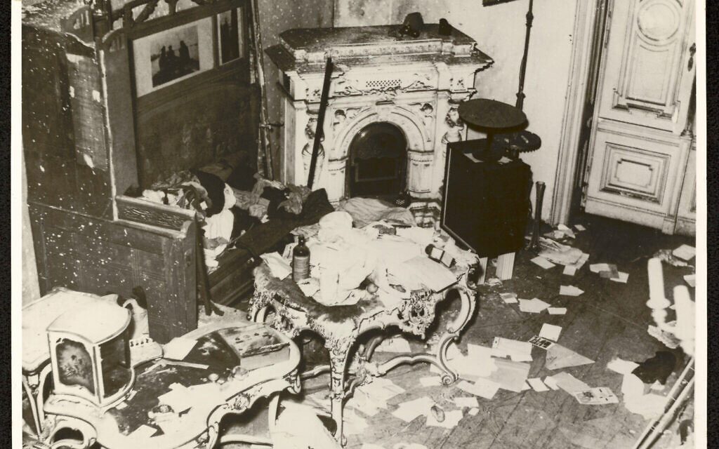A looted apartment in Vienna. Pic: Wiener Holocaust Library Collections