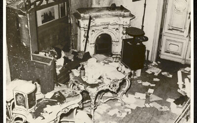 A looted apartment in Vienna. Pic: Wiener Holocaust Library Collections