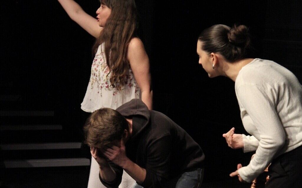 Sarah Sinizer-Hopkins, Daniel Tkachenko and Max Anola in Haunting by Jon Godsi