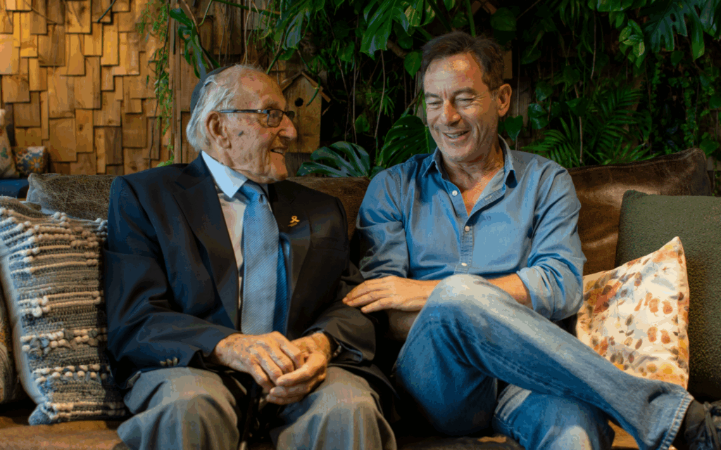 Jason Isaacs and Manfred Goldberg MBE