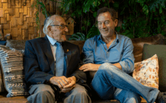 Jason Isaacs and Manfred Goldberg MBE Jason Isaacs and Manfred Goldberg MBE