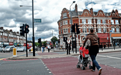 Stamford Hill high street. The area is home to the biggest Charedi (strictly orthodox) community in Europe (Credit: Flickr/Alan Denney)