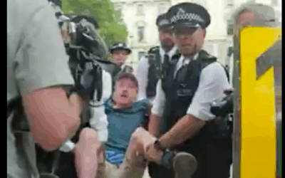 Man arrested at demo in support of Palestine Action