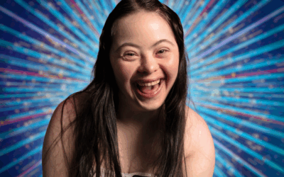 Ellie Goldstein, featured in promotional material for the new series of Strictly