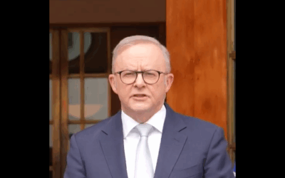 Australian Prime Minister Anthony Albanese this morning, announcing the country's expulsion of the Iranian ambassador
