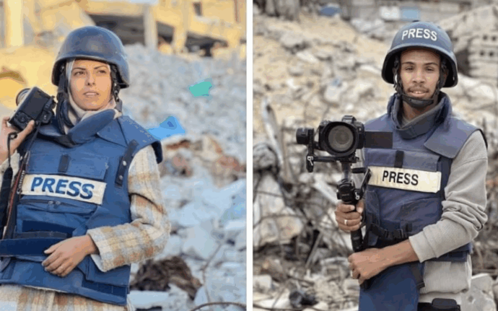 Journalists killed in Gaza. Photos: X/ @GazaMartyrs