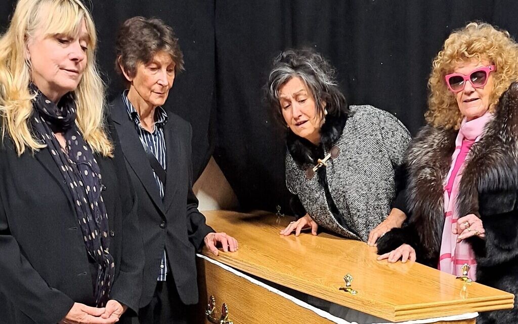 Victoria Jeffrey, Leda Hodgson, Donna Combe and Eliza McClelland in Four Women and a Funeral