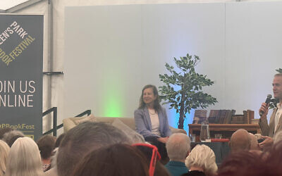 Lyse Doucet at the Quees Park Book Festival