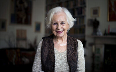 Polish Holocaust survivor Ruth Posner, at her home in north London. Mrs Posner and her husband Michael, both aged in their 90s, are believed to have died last weekend in the Pegasos clinic in Basel.