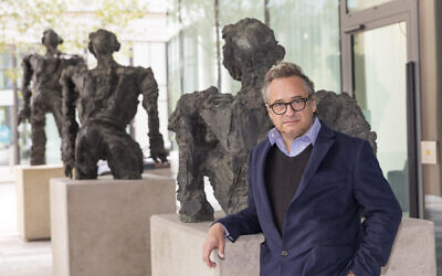 David Breuer-Weil with EMERGENCE II, 2020, courtesy Grant Frazer Photography