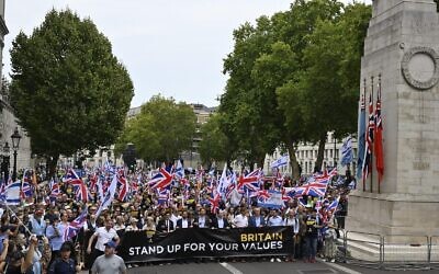 Campaign Against Antisemitism’s third annual demonstration in Parliament Square