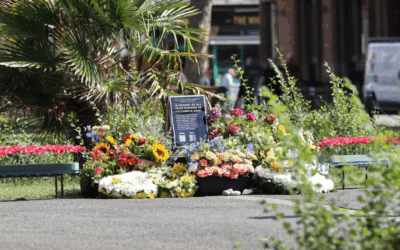 The 7 October memorial in Brighton (Credit: Sussex News/ R James)