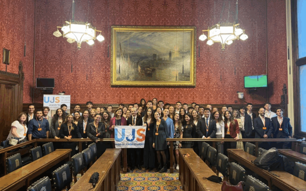 Jewish student leaders at the Union of Jewish Students’ year launch event in Parliament. Credit: UJS