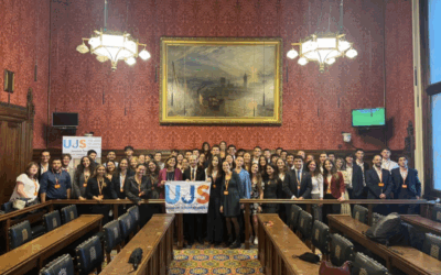 Jewish student leaders at the Union of Jewish Students’ year launch event in Parliament. Credit: UJS