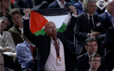 Heckler during chanceller's speech in Liverpool