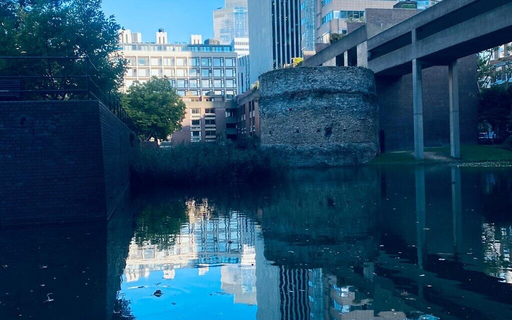 Overlooking the site of the medieval Jewish cemetery at the Barbican. Pic: Michelle Rosenberg