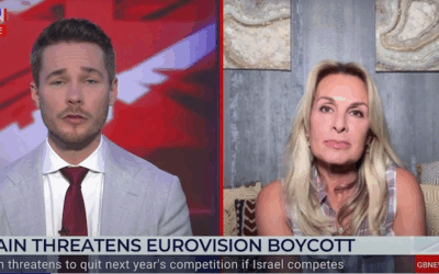 Jay Aston speaks to GB News about Spain’s threat to boycott Eurovision if Israel competes. Credit: GB News / GBNews.com
