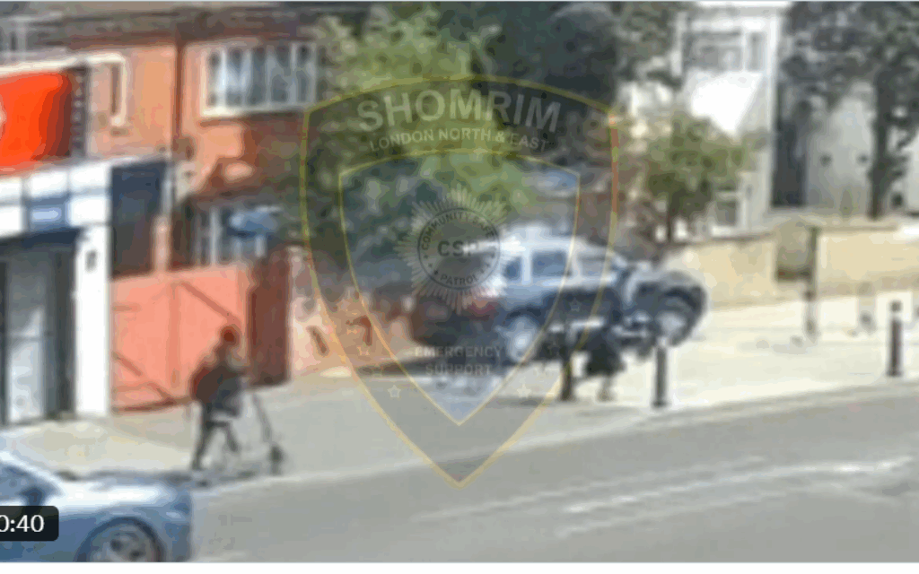 Escooter assault, Monday 1st September. Pic: Twitter/X Shomrim
