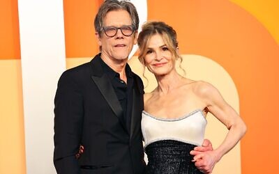 Kyra Sedgwick and. husband actor Kevin Bacon