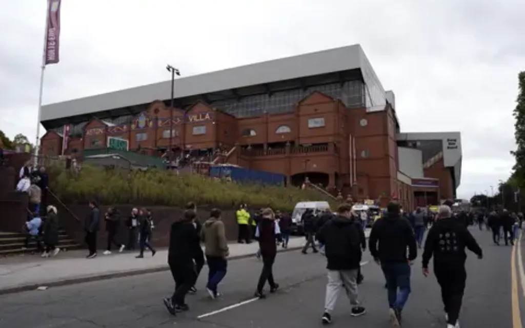Fans arriving at Villa Park, Birmingham

Nick Potts/PA Wire