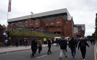 Fans arriving at Villa Park, Birmingham

Nick Potts/PA Wire