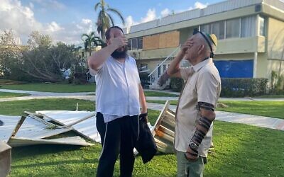 Chabad in Jamaica, 2025, in the wake of hurricanes which struck the island