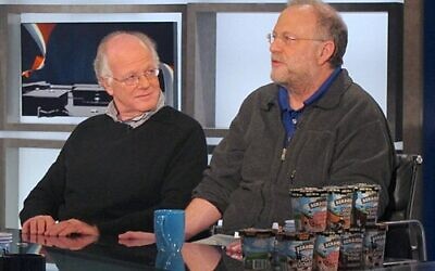 Ben Cohen (left) with business partner Jerry Greenfield (right). Photo: Wikipedia
