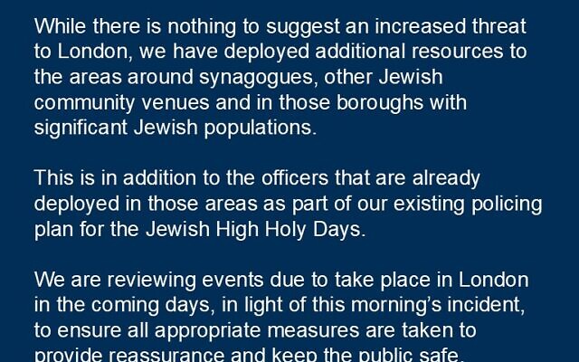 Statement from Twitter/X London Metropolitan Police Statement from Twitter/X London Metropolitan Police