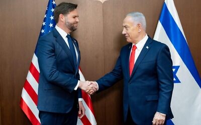 Vice President Vance meets with Israeli Prime Minister @netanyahu. Twitter/X: JD Vance October 23, 2025
