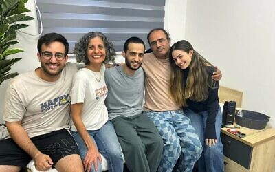 Nimrod Cohen, 21, reunited with his family after being freed from Hamas captivity.