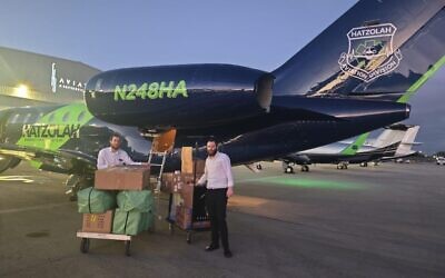 Private plane delivering emergency aid to Chabad Jamaica
