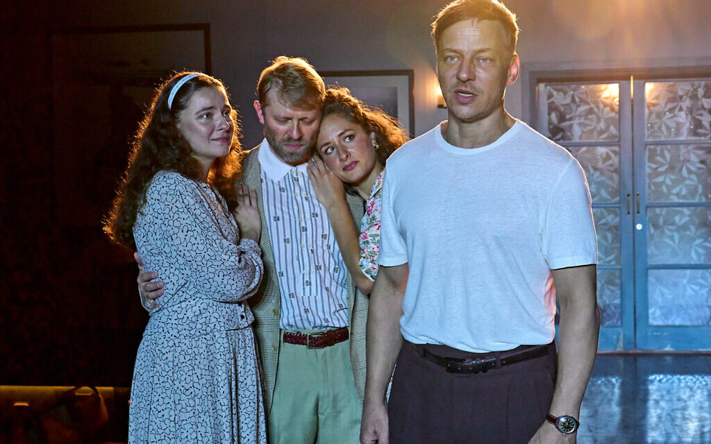 Avital Lvova (third from left) in The Land of the Living at the National Theatre