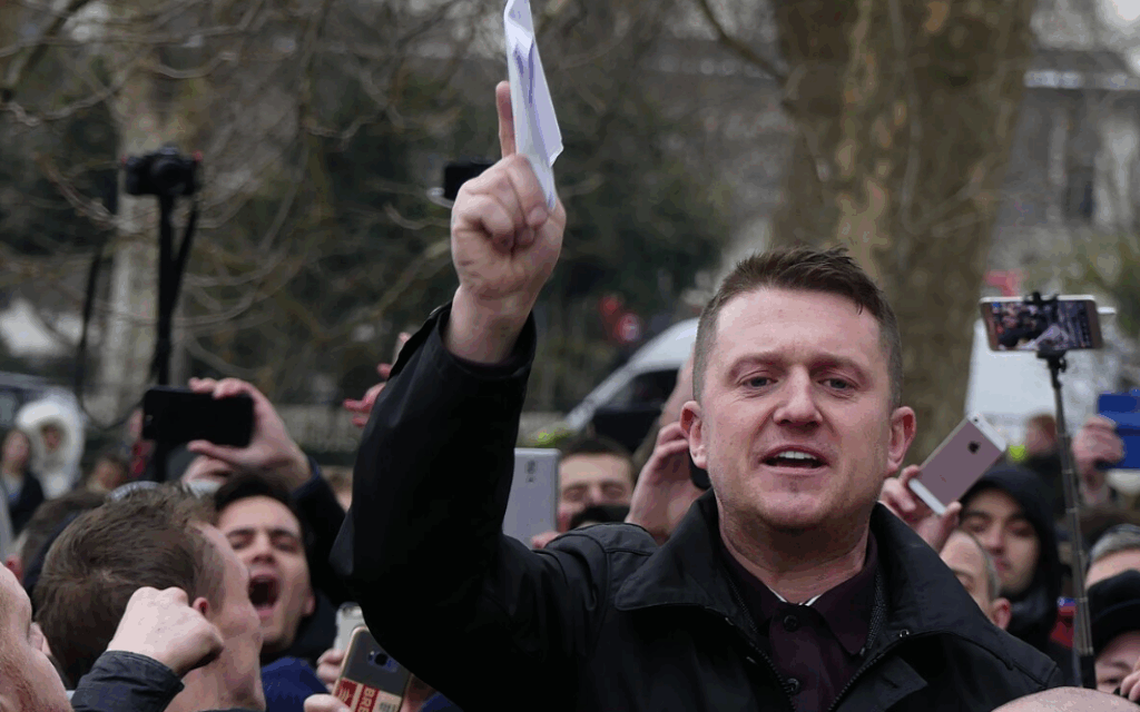 Tommy Robinson, AKA Stephen Yaxley-Lennon (Wikimedia Commons/Shayan Barjesteh van Waalwijk van Doorn)