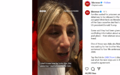 The BBC interview with the sister of Murad Abu Al Rab, as published on Instagram. The BBC did not inform its audience that Al Rab was a Hamas member responsible for the murder of four Israeli civilians in a 2006 terror attack The BBC interview with the sister of Murad Abu Al Rab, as published on Instagram. The BBC did not inform its audience that Al Rab was a Hamas member responsible for the murder of four Israeli civilians in a 2006 terror attack